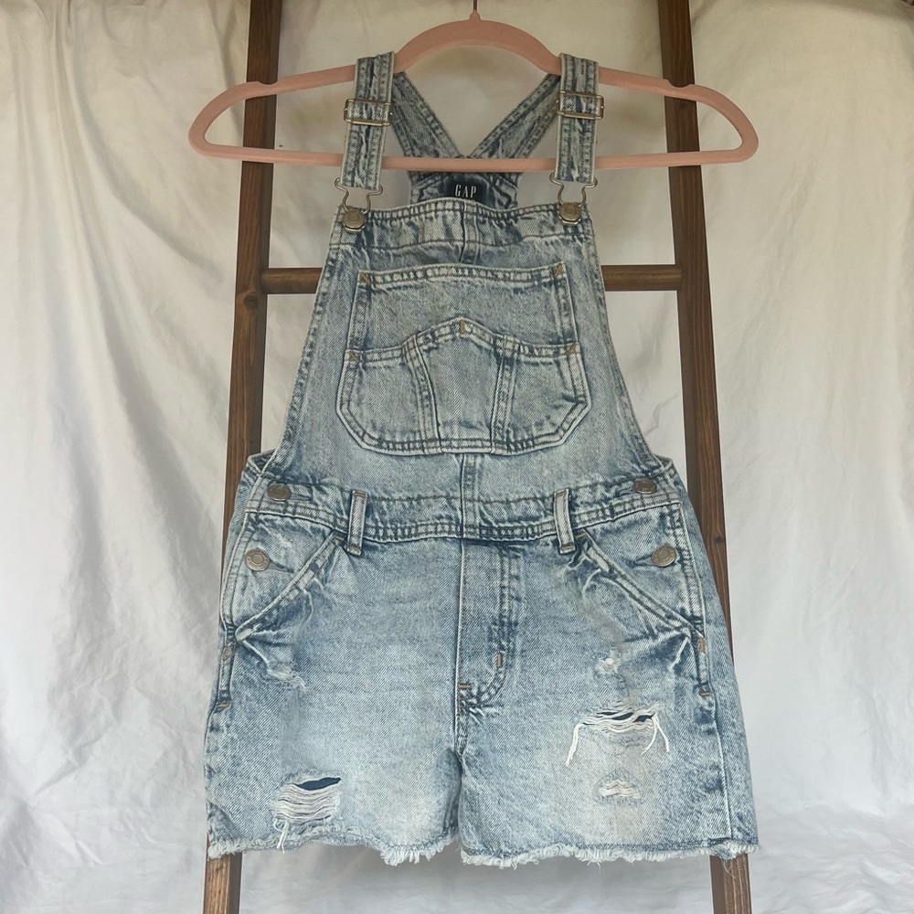 GAP Light Blue Denim Overalls